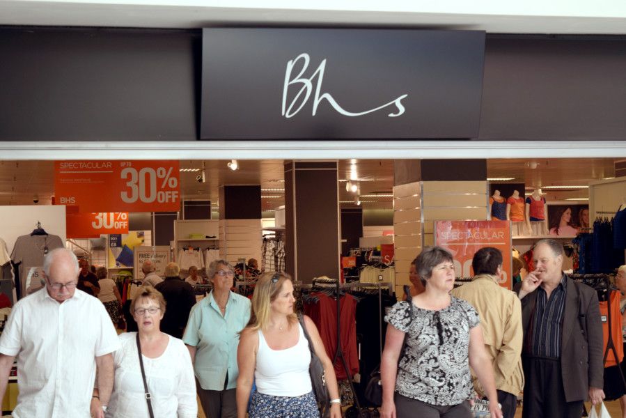 Bhs clothing shop